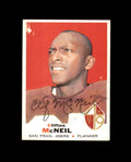 Clifton McNeil Signed 1969 Topps Rookie San Francisco 49ers Autograph