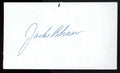 Jackie Robinson JSA Loa Signed 3x5 Index Card Autograph