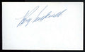 Roy Campanella JSA Loa Signed 3x5 Index Card Autograph