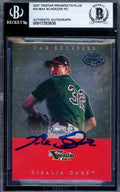 Max Scherzer Beckett BAS Signed 2007 Tristar Prospects Plus Rookie Autograph