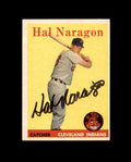 Hal Naragon Signed Original 1958 Topps Cleveland Autograph