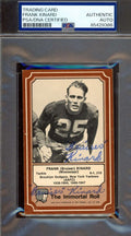 Frank Bruiser Kinard PSA DNA Signed 1975 Fleer Immortal Roll Autograph