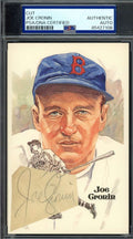 Joe Cronin PSA DNA Coa Signed Perez Steele Postcard Cut Autograph