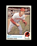 Jack Billingham Signed Authentic 1973 Topps Cincinnati Reds Autograph