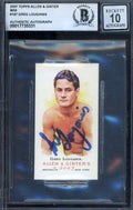 Greg Louganis Gem Mint 10 Beckett BAS Signed 2007 Topps Allen & Ginter Mini Autograph