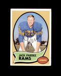 Jack Pardee Signed 1970 Topps Los Angeles Rams Autograph
