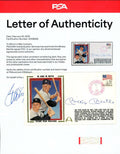 Mickey Mantle PSA DNA Autograph 1986 First Day Cover Cache FDC Signed
