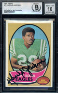 Harold Jackson Gem Mint 10 Beckett BAS Signed 1970 Topps Rookie Autograph