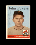 John Powers Signed Authentic 1958 Topps Pittsburgh Pirates Autograph