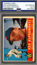 Ken Aspromonte PSA DNA Signed 1960 Topps Autograph