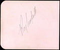 Roy Campanella Sammy Davis Jr PSA DNA Loa Signed 1955 Vintage Album Page Autograph