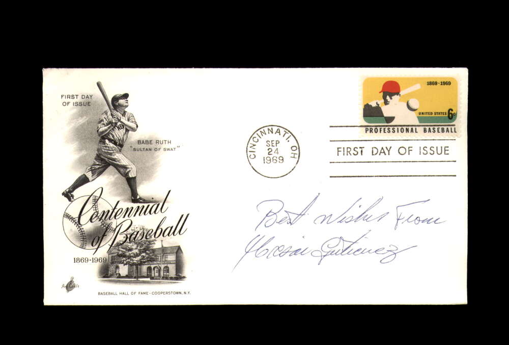 Cesar Gutierrez Signed 1969 Centennial First Day Cover Cache FDC Autograph