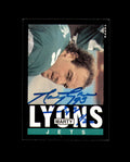Marty Lyons Signed 1985 Topps New York Jets Autograph