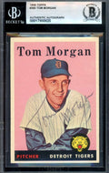 Tom Morgan Beckett BAS Signed 1958 Topps Autograph