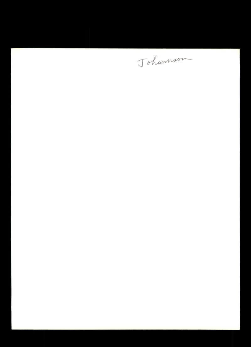 Ingemar Johansson JSA Coa Signed 8x10 Photo Autograph
