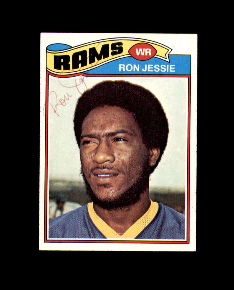 Ron Jessie Signed Original 1977 Topps Los Angeles Rams Autograph