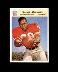 Kermit Alexander Signed 1966 Philadelphia Gum San Francisco 49ers Autograph