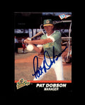 Pat Dobson Signed 1989 TM Senior League Ft. Myers Sun Sox Autograph