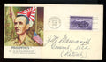 Jonathan Wainwright JSA Loa Signed 1944 First Day Cover Cache FDC Autograph