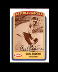 Carl Erskine Signed 1990 Swell Greats Brooklyn Dodgers Autograph