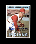 Sonny Siebert Signed Original 1967 Topps Cleveland Autograph