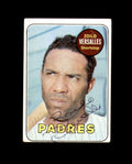 Zoilo Versalles Signed Authentic 1969 Topps San Diego Padres Autographed