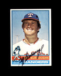 Jeff Burroughs Signed Authentic 1976 Topps Texas Rangers Autograph