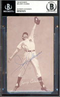 Jerry Coleman Beckett BAS Signed 1947-66 Exhibits Rookie Autograph