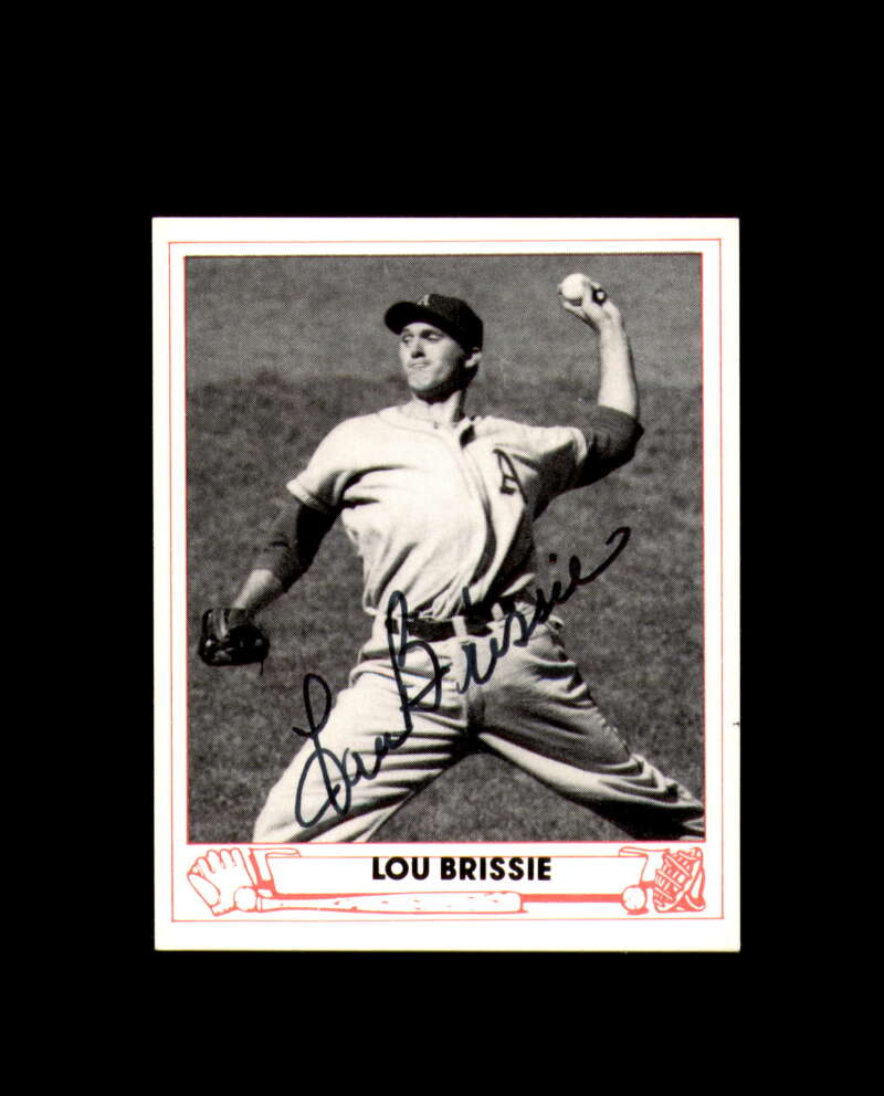 Lou Brissie Signed 1948 Play Ball 1985 TCMA Reprint Philadelphia Athletics Autograph