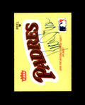 Rick Wise Signed 1986 Fleer Team Sticker San Diego Padres Autographed