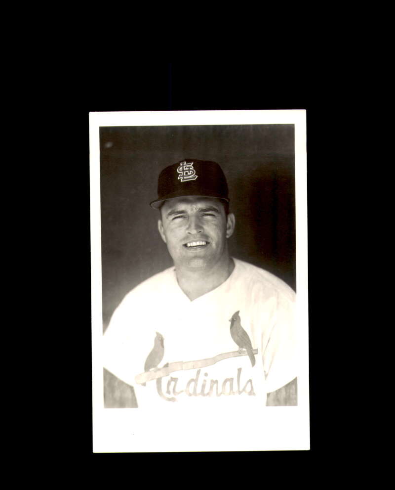 Dick Gray Signed Vintage Photo Postcard St. Louis Cardinals Autograph