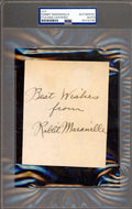 Rabbit Maranville PSA DNA Signed Album Page Mint Autograph