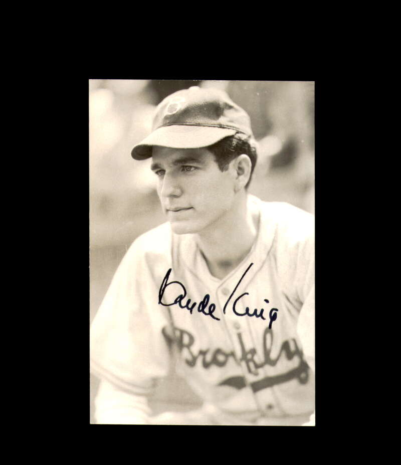 Clyde King Signed Photo Postcard Dodgers Autographed
