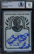 Randy White Gem Mint 10 Beckett BAS Signed Metallic HOF Plaque Autograph