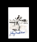 Johnny Vander Meer Signed Photo Postcard Cincinnati Reds Autograph