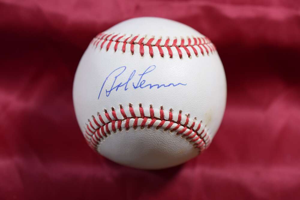 Bob Lemon Autograph American League OAL Signed Baseball