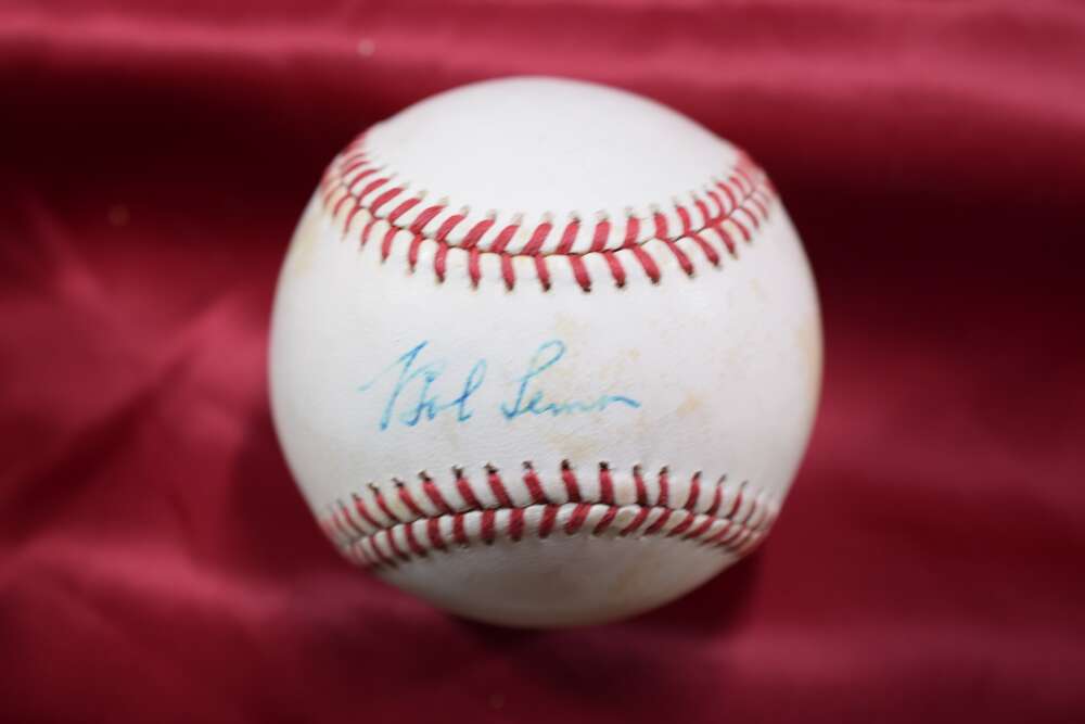 Bob Lemon Autographed American League OAL Signed Baseball