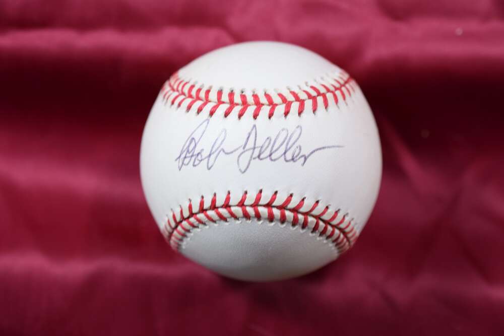 Bob Feller Signed American League OAL Autographed Baseball