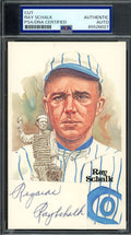 Ray Schalk PSA DNA Coa Signed Perez Steele Cut Postcard Autographed