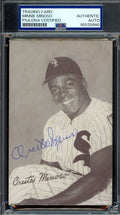 Minnie Minoso PSA DNA Coa Vintage Signed Rookie 1947-66 Exhibit Postcard Autograph
