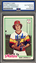 Mark Lemongello PSA DNA Signed 1978 Topps Autograph