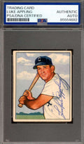 Luke Appling PSA DNA Signed 1950 Bowman Autographed