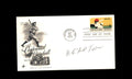 Red Faber PSA DNA Signed 1969 First Day Cover Cache FDC Autograph