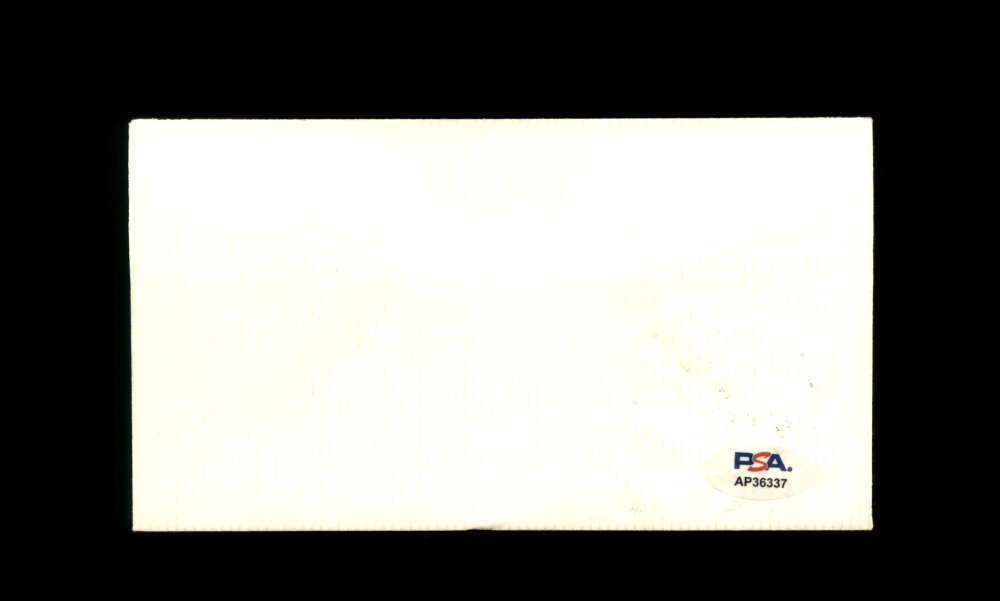 Bowie Kuhn PSA DNA Signed 1969 First Day Cover Cache FDC Autograph