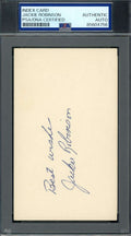 Jackie Robinson PSA DNA Coa Signed Mint 3x5 Index Card Autograph