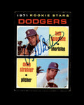 Bob Valentine Signed 1971 Topps Rookie Stars Los Angeles Dodgers Autograph