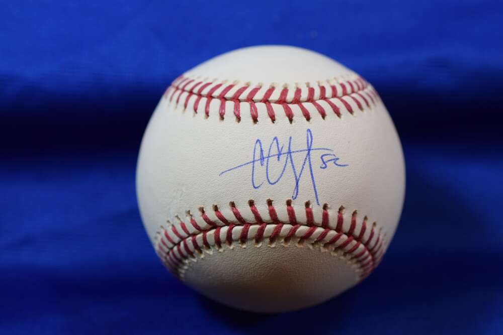 CC Sabathia MLBAuthentic COA Autograph Major League Signed OML Baseball 1