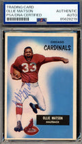 Ollie Matson PSA DNA Vintage Signed 1955 Bowman Rookie Autograph