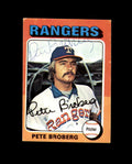 Pete Broberg Signed Original 1975 Topps Texas Rangers Autograph