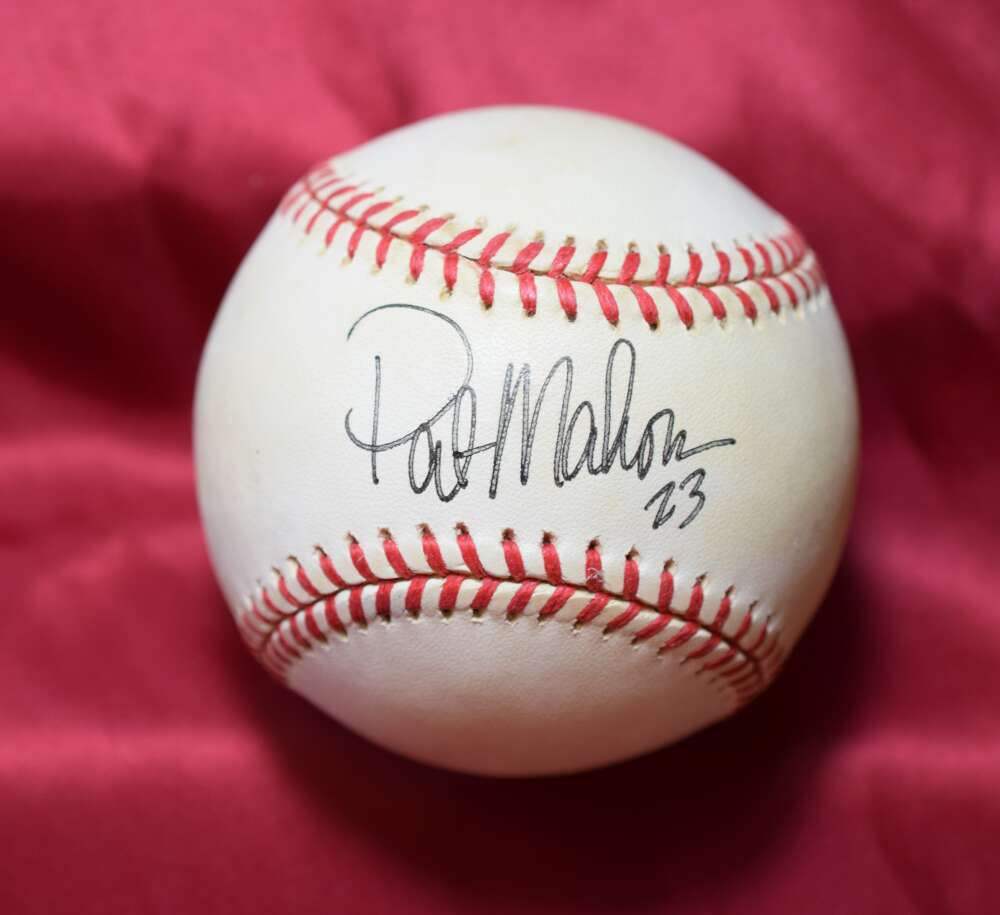 Pat Mahomes Autograph National League ONL Signed Baseball